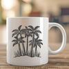 Free Palm Tree In SVG, PNG, PDF And DXF File Formats - Free