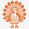 Unique Turkey - Sublimation DXF Free Download