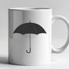 Colorful Umbrella Graphics for Digital Design and Crafting A graphic representation of a colorful umbrella, suitable for digital design and cutting machine applications.