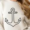 Stunning Anchor - Sublimation DXF