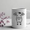 Cow Simple Line Drawing In PNG & SVG - Free Digital Download