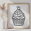 Stunning Cupcake PNG - For Vinyl Project