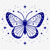 Artistic Butterfly SVG, PNG, PDF And DXF Files