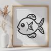 Unique Fish Printable Image PNG - Free Download