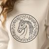 Unique Horse Digital Artwork SVG - Free Download