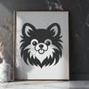 Stunning Pomeranian - Procreate DXF