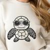 Sea Turtle Wearing Sunglasses