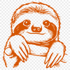 Free Sloth DXF