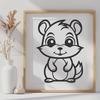 Cute Squirrel - SVG For Commercial Use