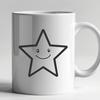 Star Decal In SVG, PNG, PDF And DXF Formats