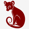 Artistic Lemur - PNG For Commercial Use