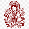 Stunning Virgin Mary Template - Free PDF