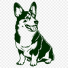 Creative Welsh Corgi In PDF Free Commercial Use Download