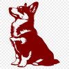 Artistic Welsh Corgi In DXF - Free Download