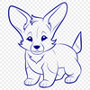 Free Stunning Welsh Corgi Vector Craft File