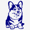 Artistic Dog Vector Drawing - Free SVG