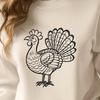 Beautiful Turkey Vector Image - Free DXF Download