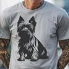 Free Yorkshire Terrier Stencil