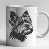 Unique Yorkshire Terrier - For Glowforge Project