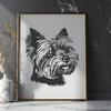 Creative Yorkshire Terrier PDF - For Laser Cutter Project