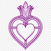 Beautiful SVG Design for Religious Use Vector illustration of the Sacred Heart, suitable for religious and decorative purposes.