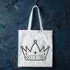 Regal Icon A digital representation of a crown, designed as a vector graphic suitable for various applications.