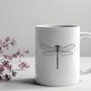 Intricate Dragonfly Design Vector Art An SVG graphic representation of a dragonfly with intricate design elements.