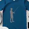 Vector illustration of a fishing rod for DIY projects and web design