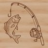 Fish silhouette vector art for DIY projects