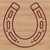 SVG horse shoe vector design for commercial use and cutting machine