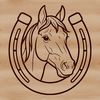 Free SVG horse shoe for Cricut and laser cutting