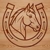 SVG horse shoe for Cricut cutting machine and vector design