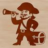 A vector illustration of a pirate character, suitable for commercial or personal use.