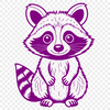 A digital illustration of a raccoon in a vector format, suitable for various applications.