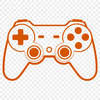 Game Controller Icon Design Digital game controller icon with a clean design for web and graphic projects.