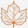Single Leaf Vector Illustration An illustration of a single leaf in vector format.