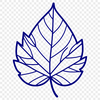 Intricate Green Leaf SVG A stylized illustration of a single leaf with intricate details, suitable for digital and printable designs.