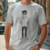 Man Silhouette in Vector Format A male figure illustration in vector format for graphic design projects.