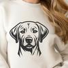 Free Labrador Retriever Vector Illustration