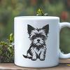 Stunning Yorkshire Terrier In SVG & DXF