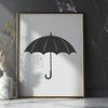 Colorful Umbrella Icon in Simple Vector Design Simple SVG design of a colorful umbrella with a clear background.