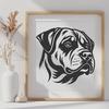 Unique Rottweiler Digital Drawing