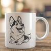 Artistic Corgi - Craft SVG