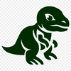 Beautiful Dino Vector Illustration - Free PNG