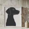 Free Weimaraner Decal In PDF For Free Download