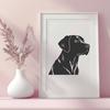 Artistic Labrador Retriever - For Sublimation Project