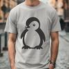 Artistic Penguin - Laser SVG