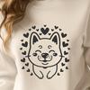 Free Unique Shiba Inu Vector Craft File PDF - Commercial Use