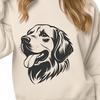 Stunning Golden Retriever In SVG Format