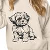 Artistic Sitting Shih Tzu Template